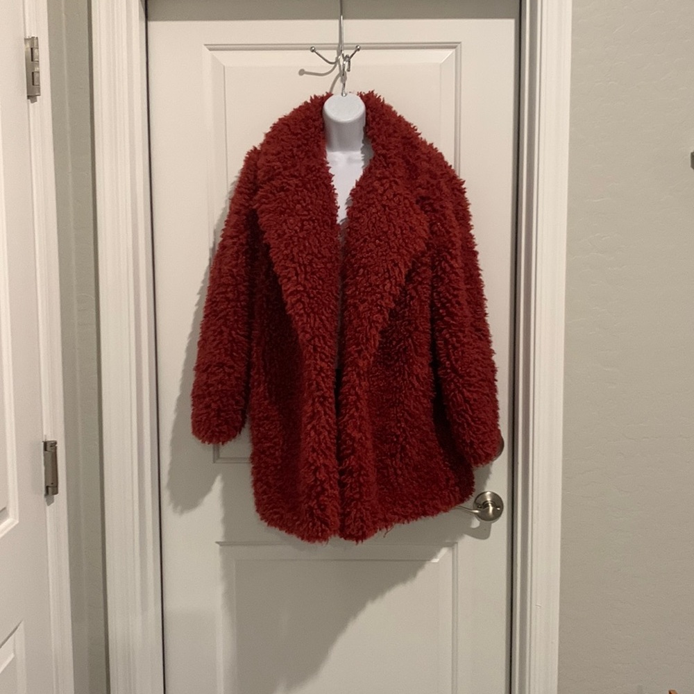 Forever 21 shaggy coat